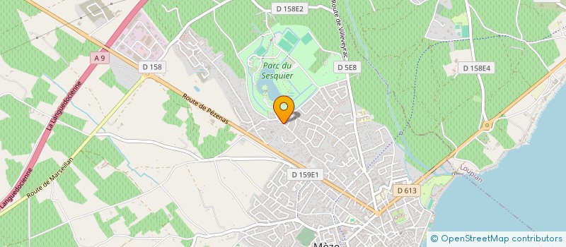 localisation de l'entreprise ALLO SESQUIERS COURSE TRANSPORT à MEZE