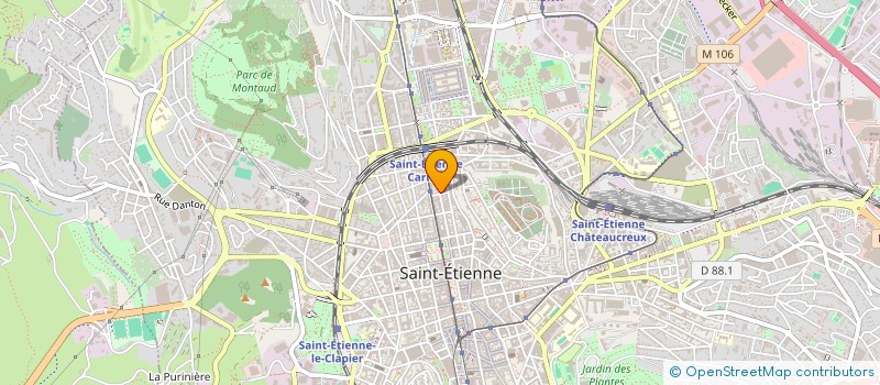 localisation de l'entreprise ALLO SOINS INFIRMIERS  SAINT-ETIENNE