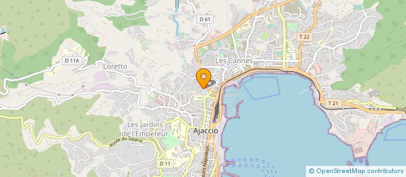 localisation de l'entreprise ALLO SOUDURE SERVICE  AJACCIO