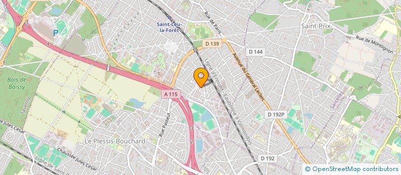 localisation de l'entreprise ALLO STEF  SAINT-LEU-LA-FORET