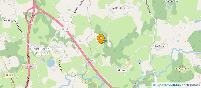 localisation de l'entreprise ALLO STELLA TAXI  CHANTEIX