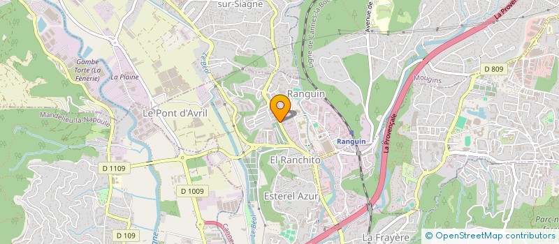 localisation de l'entreprise ALLO SUD GLACON  CANNES