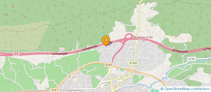 localisation de l'entreprise ALLO TAXI BRENGUIER  BRIGNOLES