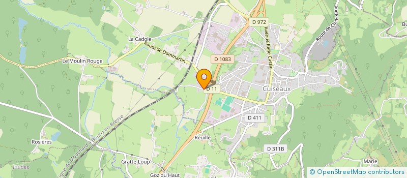 localisation de l'entreprise ALLO TAXI CEDRIC à CUISEAUX