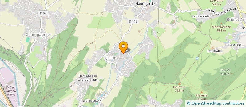 localisation de l'entreprise ALLO TAXI CLAIX  JARRIE