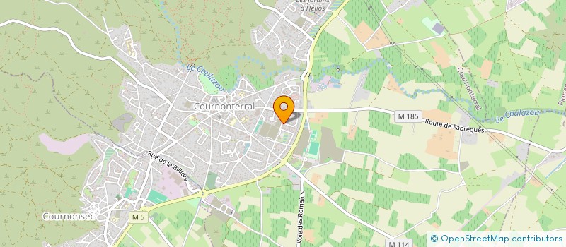 localisation de l'entreprise ALLO TAXI COURNONTERRAL à COURNONTERRAL