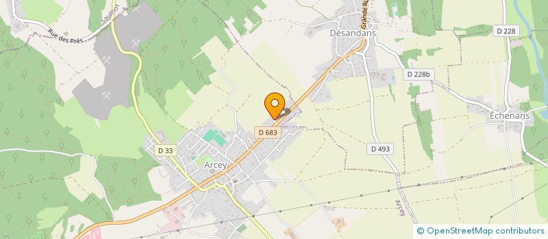 localisation de l'entreprise ALLO TAXI CYRIL  ARCEY