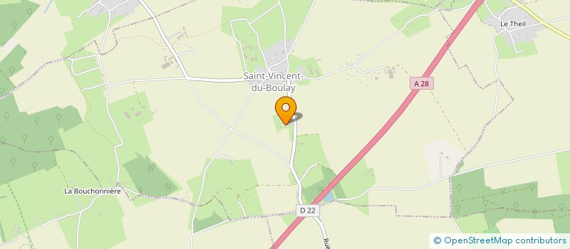 localisation de l'entreprise ALLO TAXI DE LA CHARENTONNE  SAINT-VINCENT-DU-BOULAY