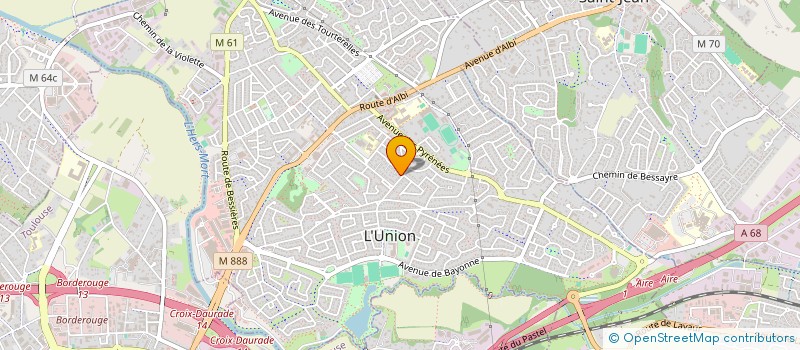 localisation de l'entreprise ALLO TAXI L UNION ATU à L'UNION