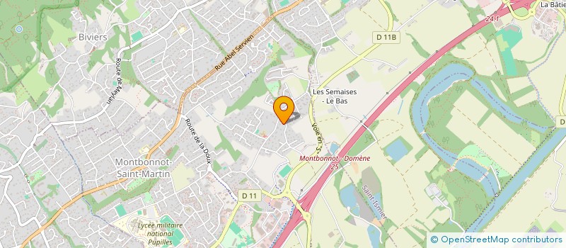 localisation de l'entreprise ALLO TAXI LAETITIA à MONTBONNOT-SAINT-MARTIN