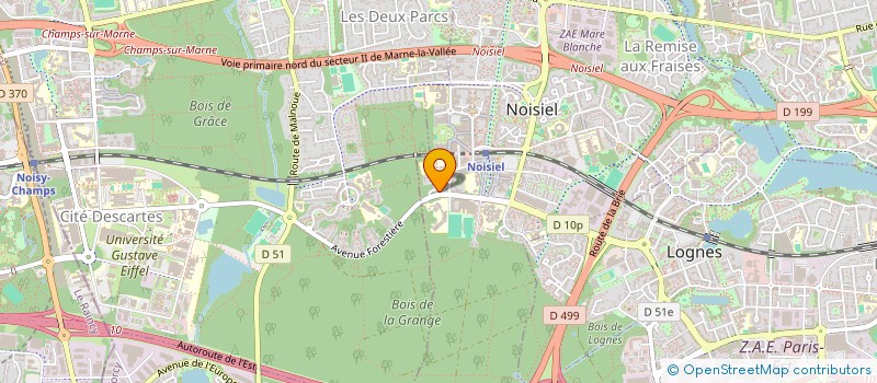 localisation de l'entreprise ALLO TAXI MARNE LA VALLEE  NOISIEL