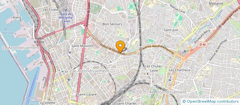 localisation de l'entreprise ALLO TAXI MARSEILLE à MARSEILLE