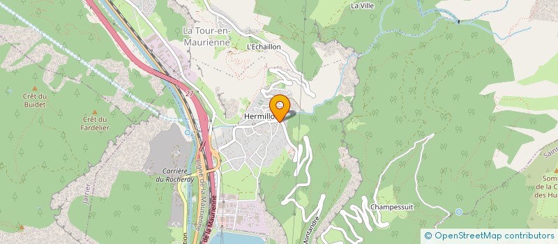 localisation de l'entreprise ALLO TAXI MAURIENNE  SAINT-JEAN-DE-MAURIENNE