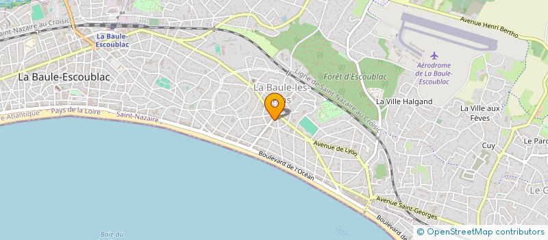 localisation de l'entreprise ALLO TAXI PORNICHET à LA BAULE-ESCOUBLAC