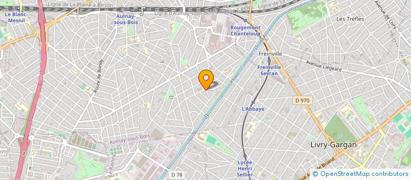 localisation de l'entreprise ALLO TAXI THIERRY à AULNAY-SOUS-BOIS