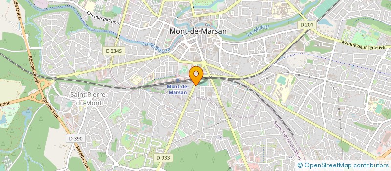 localisation de l'entreprise ALLO TAXIS MONTOIS à MONT-DE-MARSAN
