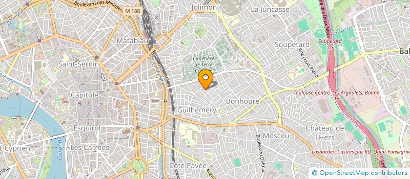 localisation de l'entreprise ALLO'TAXIS TOULOUSE à TOULOUSE