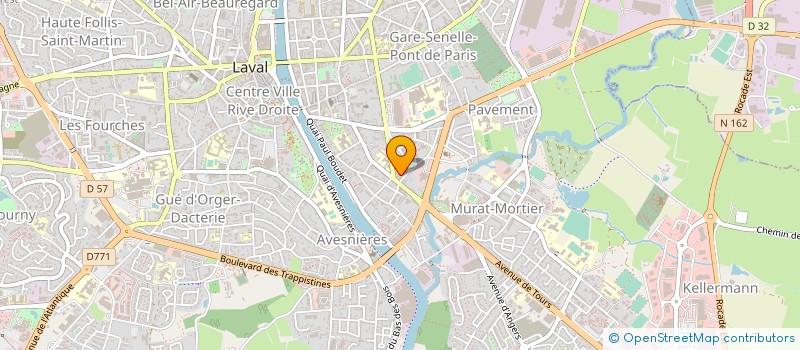 localisation de l'entreprise ALLO TECHNI-GAZ à LAVAL