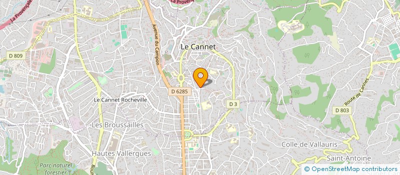 localisation de l'entreprise ALLO TITINE à LE CANNET