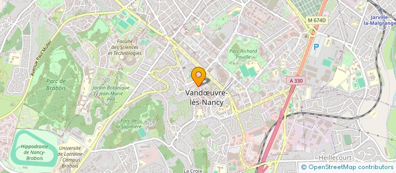 localisation de l'entreprise ALLO TRANSPORTS  VANDUVRE-LES-NANCY