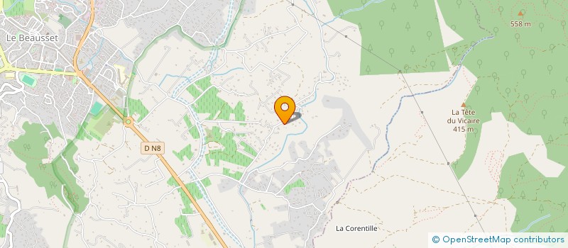 localisation de l'entreprise ALLO VAR CHAUFFEUR PRIVE  LE BEAUSSET