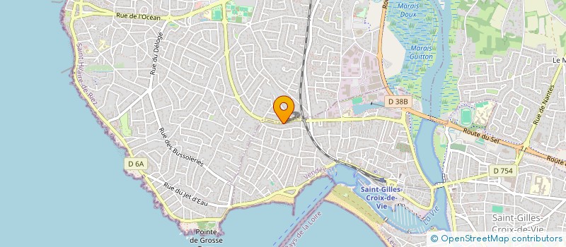 localisation de l'entreprise ALLO VENDEE VACANCES  SAINT-GILLES-CROIX-DE-VIE