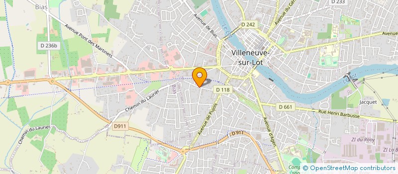 localisation de l'entreprise ALLO VIT DEPANNAGE  VILLENEUVE SUR LOT