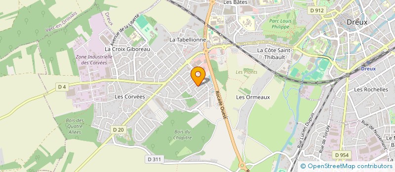 localisation de l'entreprise ALLO VTC CENTRE à VERNOUILLET