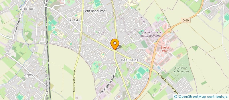 localisation de l'entreprise ALLO VTC FOURNIER  BEAURAINS