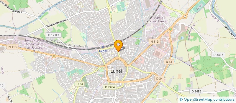localisation de l'entreprise ALLO-WEB MULTIMEDIA à LUNEL