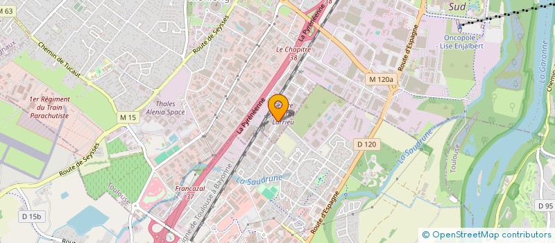 localisation de l'entreprise ALLO... ! ZA COURSES EXPRESS à TOULOUSE