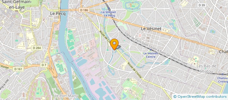 localisation de l'entreprise ALLOA  LE VESINET