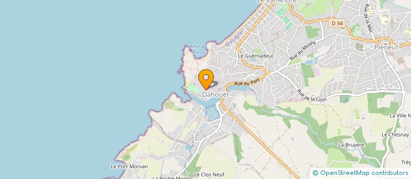 localisation de l'entreprise ALLOA  PLENEUF-VAL-ANDRE