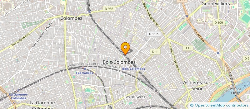 localisation de l'entreprise ALLOAA à BOIS-COLOMBES