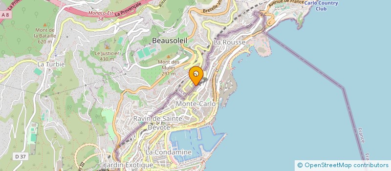 localisation de l'entreprise ALLOBROGES à BEAUSOLEIL