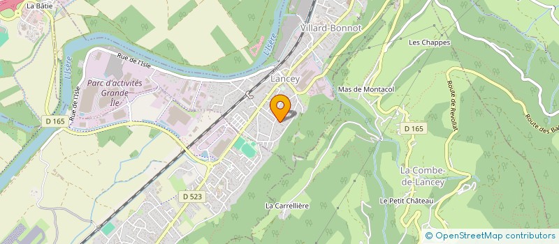 localisation de l'entreprise ALLOBROGES NETTOYAGE SERVICES  ECHIROLLES