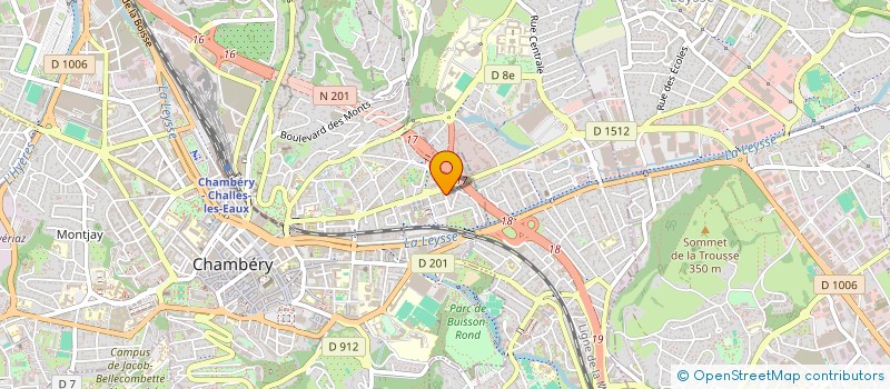 localisation de l'entreprise ALLOBROGES VAILLANTS  CHAMBERY