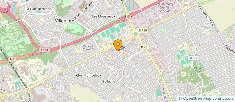 localisation de l'entreprise ALLOCARSTRANSPORT à VILLEPINTE