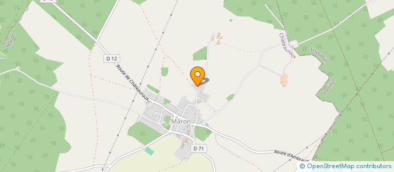 localisation de l'entreprise ALLOCOLIS 36 à MARON