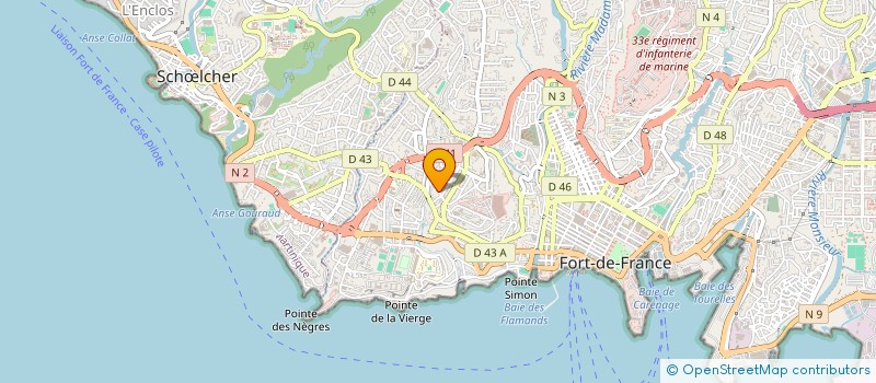 localisation de l'entreprise ALLOCUBA  FORT-DE-FRANCE