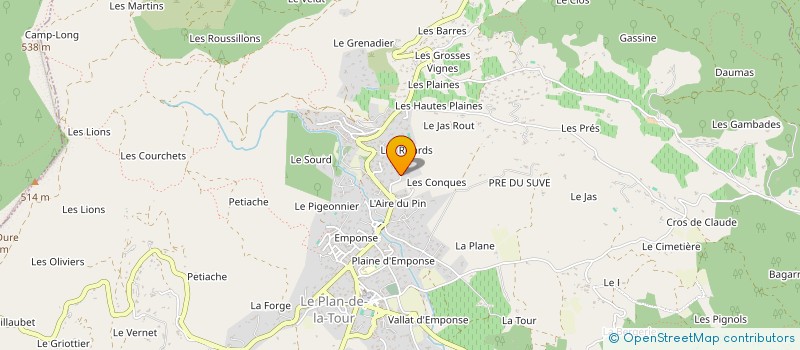 localisation de l'entreprise ALLODI à SAINTE MAXIME