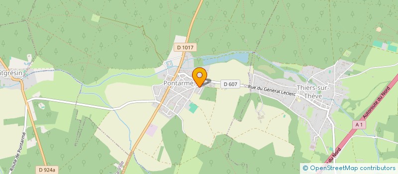 localisation de l'entreprise ALLODRIVERS  PONTARME