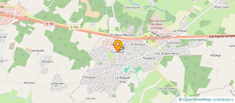 localisation de l'entreprise ALLOEN OCEAN SARL à PLOEREN