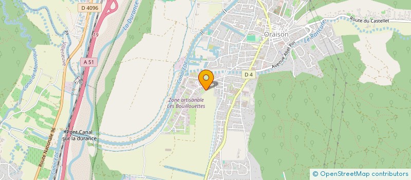 localisation de l'entreprise ALLOGI  ORAISON