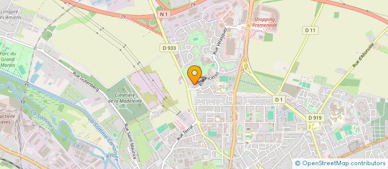 localisation de l'entreprise ALLOGO TAXI  AMIENS