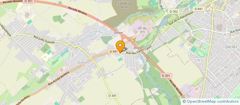 localisation de l'entreprise ALLOGRAPHIQUE  DIVION