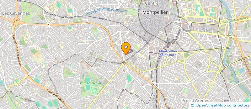 localisation de l'entreprise ALLOLOLO HOLDING à MONTPELLIER