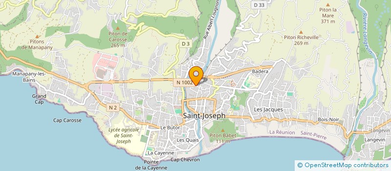 localisation de l'entreprise ALLON MET ANSAMB 974 à SAINT-JOSEPH