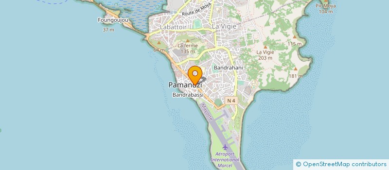 localisation de l'entreprise ALLONAVI à PAMANDZI