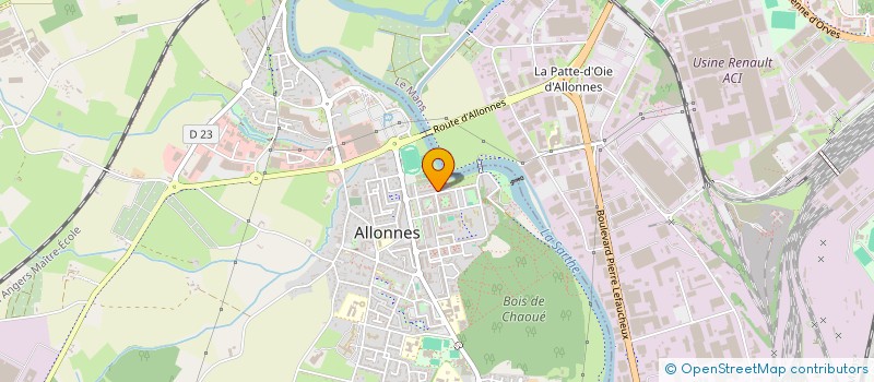 localisation de l'entreprise ALLONNES KEFFIEH ASSOCIATION - A.K.A à ALLONNES